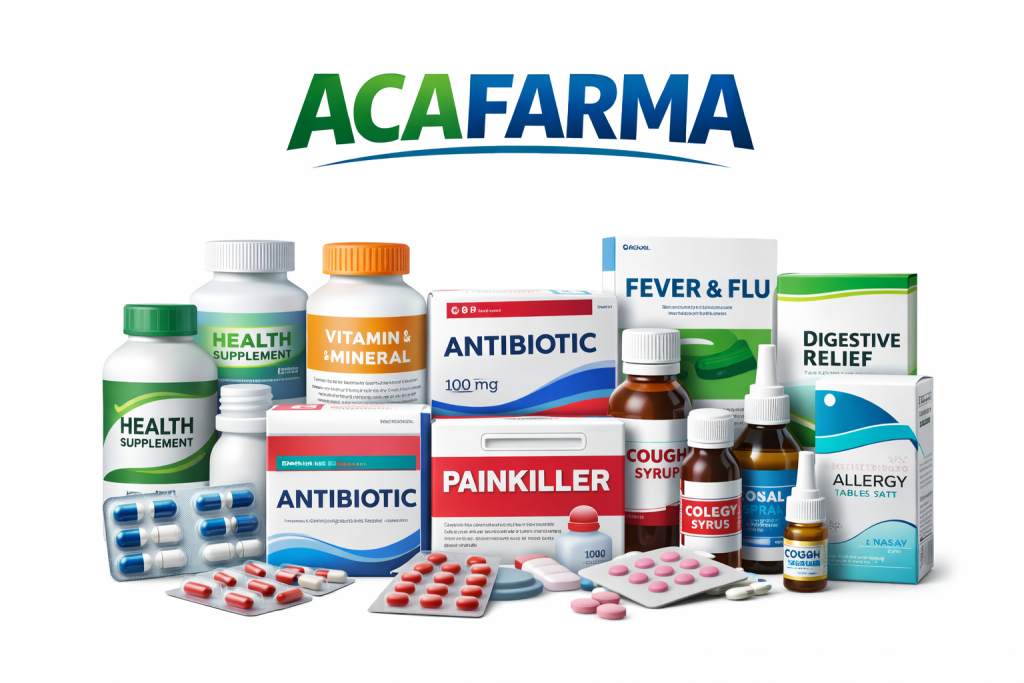 produk obat obatan acafarma lengkap